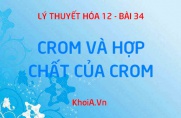Tính chất vật lý, tính chất hóa học của Crom (Cr), Hợp chất...
